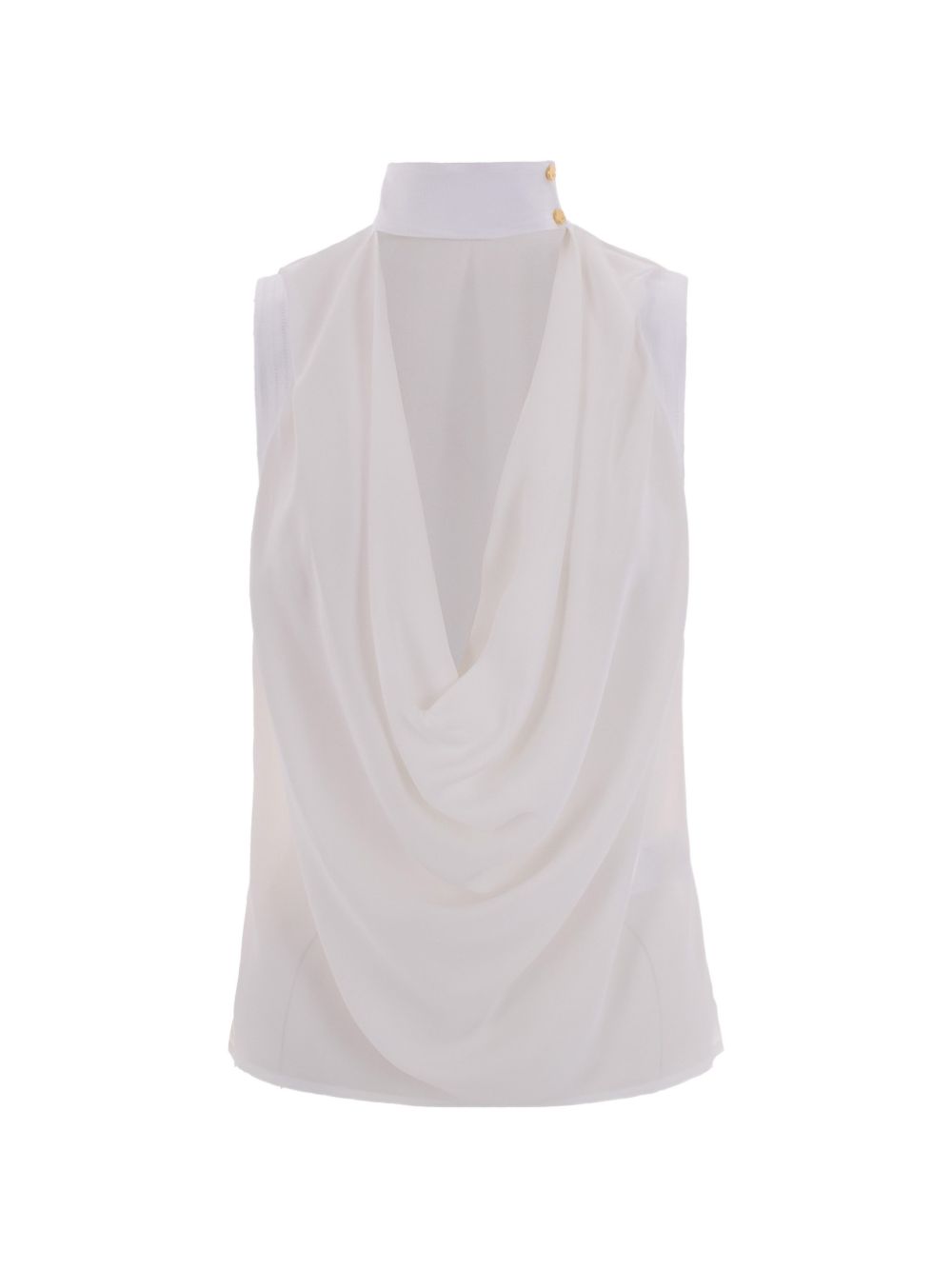 Top senza maniche scollo drappeggiato CA13461E2 360 ELISABETTA FRANCHI 