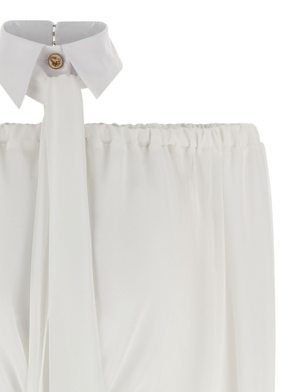 Blusa in poliestere con spalle scoperte CA13561E2 X88 ELISABETTA FRANCHI 