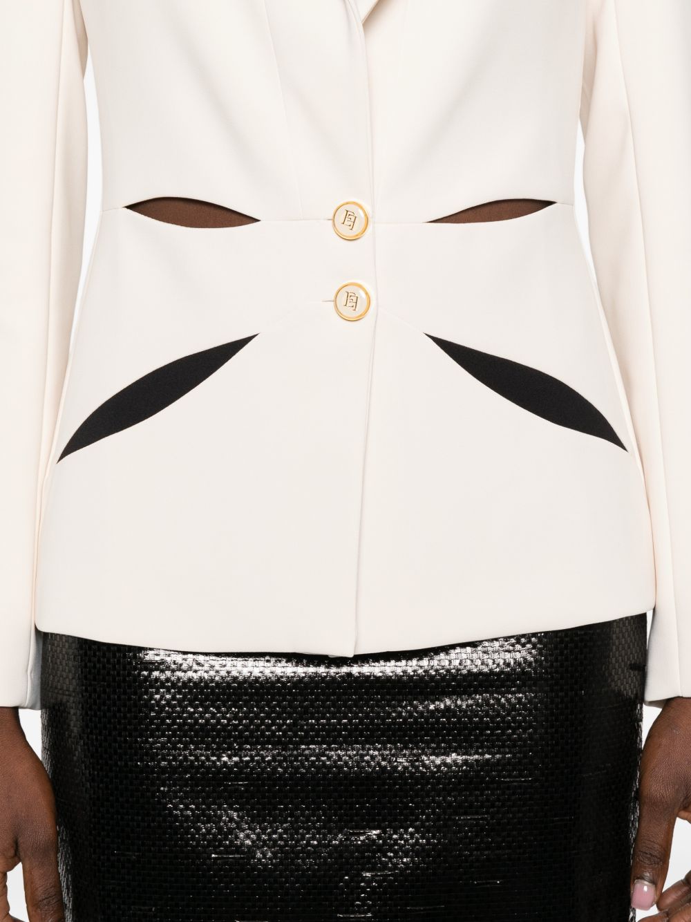 Blazer con cut-out geometrici GI19861E2 E84 ELISABETTA FRANCHI 