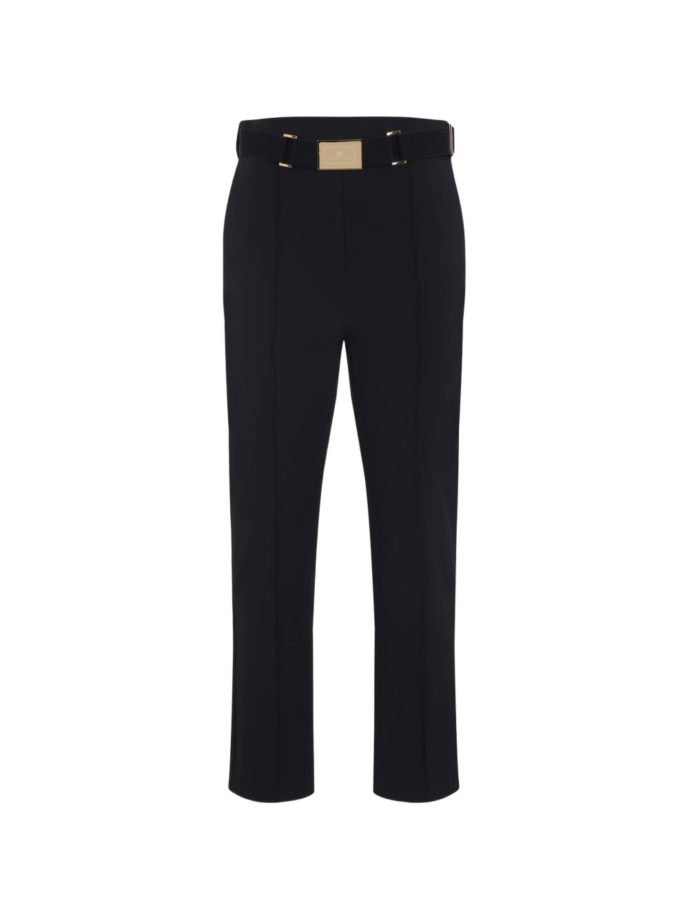 Pantaloni in poliammide a gamba dritta con cintura PA13261E2 110 ELISABETTA FRANCHI 