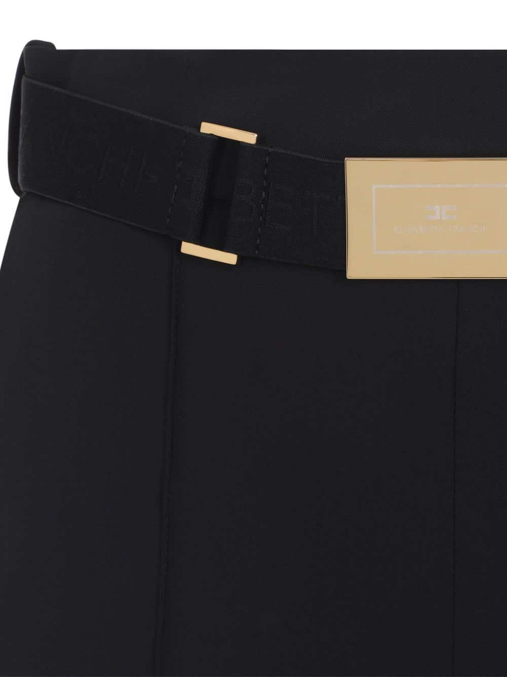 Pantaloni in poliammide a gamba dritta con cintura PA13261E2 110 ELISABETTA FRANCHI 