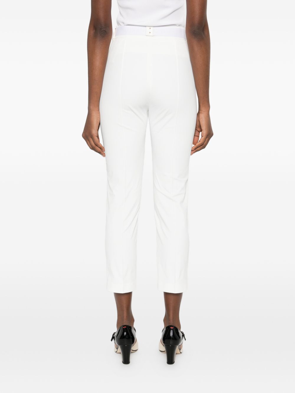 Pantaloni cropped in poliammide con cintura PA13261E2 360 ELISABETTA FRANCHI 