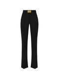 Pantaloni a gamba dritta con cintura