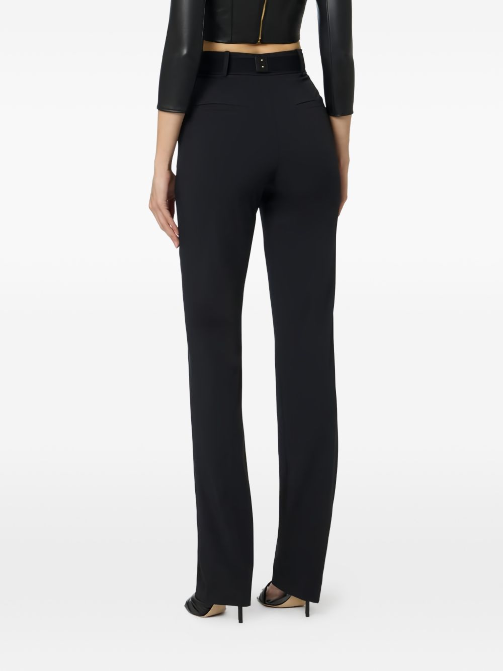 Pantaloni a gamba dritta con cintura PA17261E2 110 ELISABETTA FRANCHI 