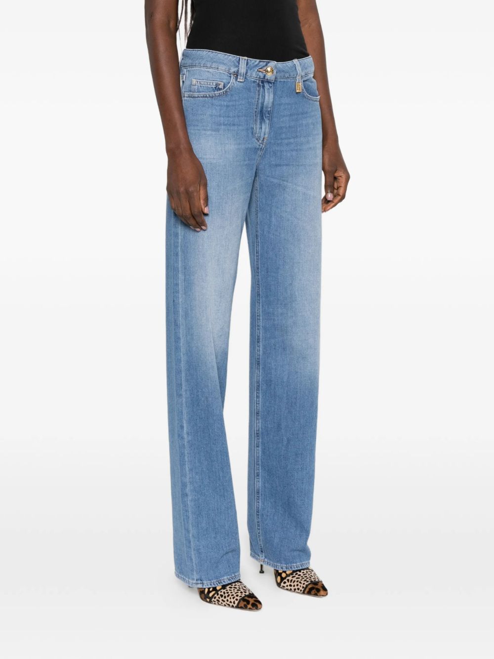 Jeans in cotone a gamba dritta PJ21I61E2 192 ELISABETTA FRANCHI 