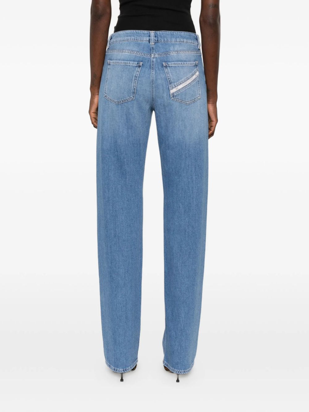 Jeans in cotone a gamba dritta PJ21I61E2 192 ELISABETTA FRANCHI 