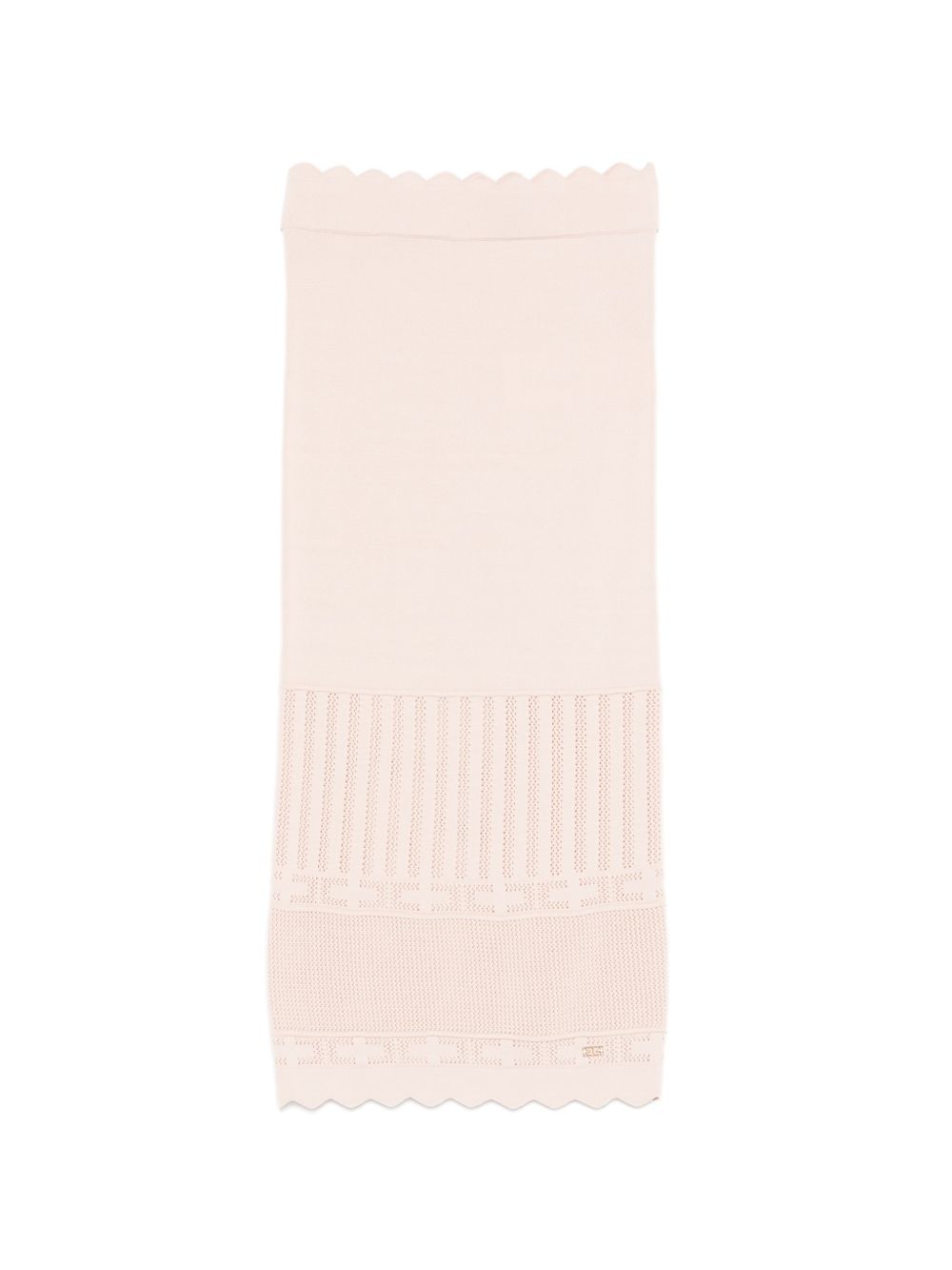 Gonna traforata bordo ondulato EFGO209FL109 C036 ELISABETTA FRANCHI KIDS 