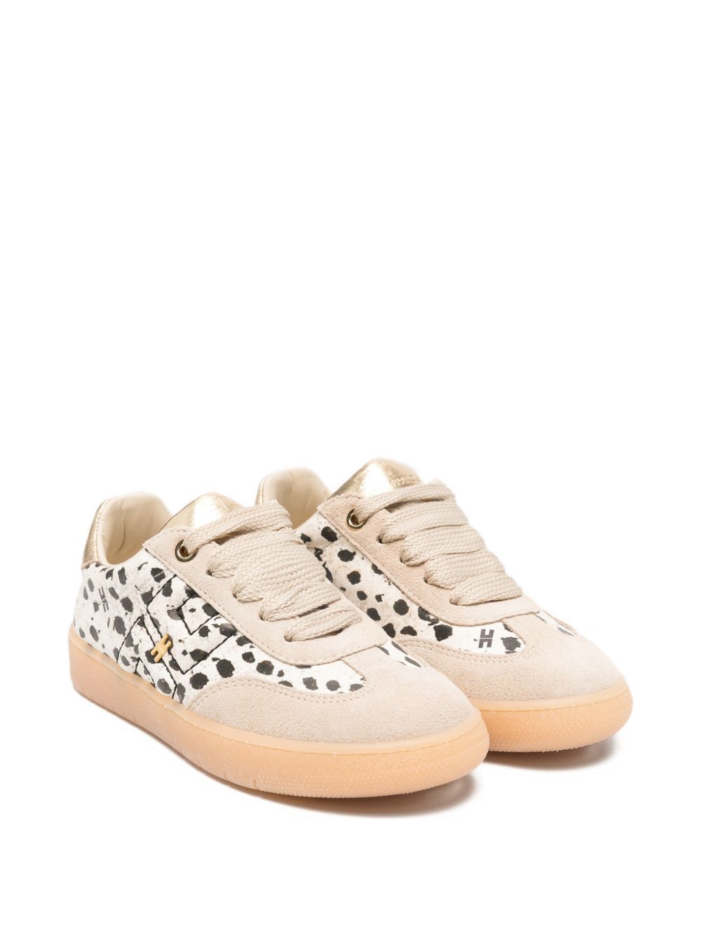 Sneakers con stampa pois F4A9E05141917X673 BEIGE ELISABETTA FRANCHI KIDS 