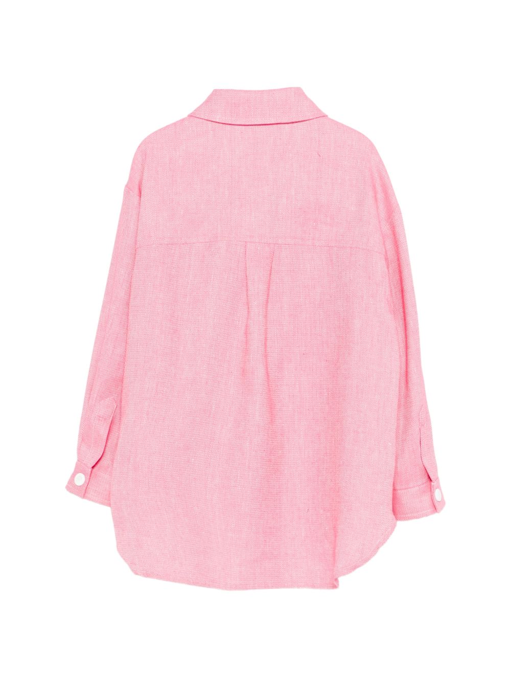 Camicia oversize con logo frontale PY2A24D0139 542 EMILIO PUCCI KIDS 