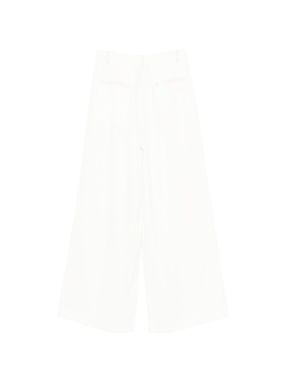 Pantaloni a palazzo con paillettes e righe PY6A90S0228 101BC EMILIO PUCCI KIDS 