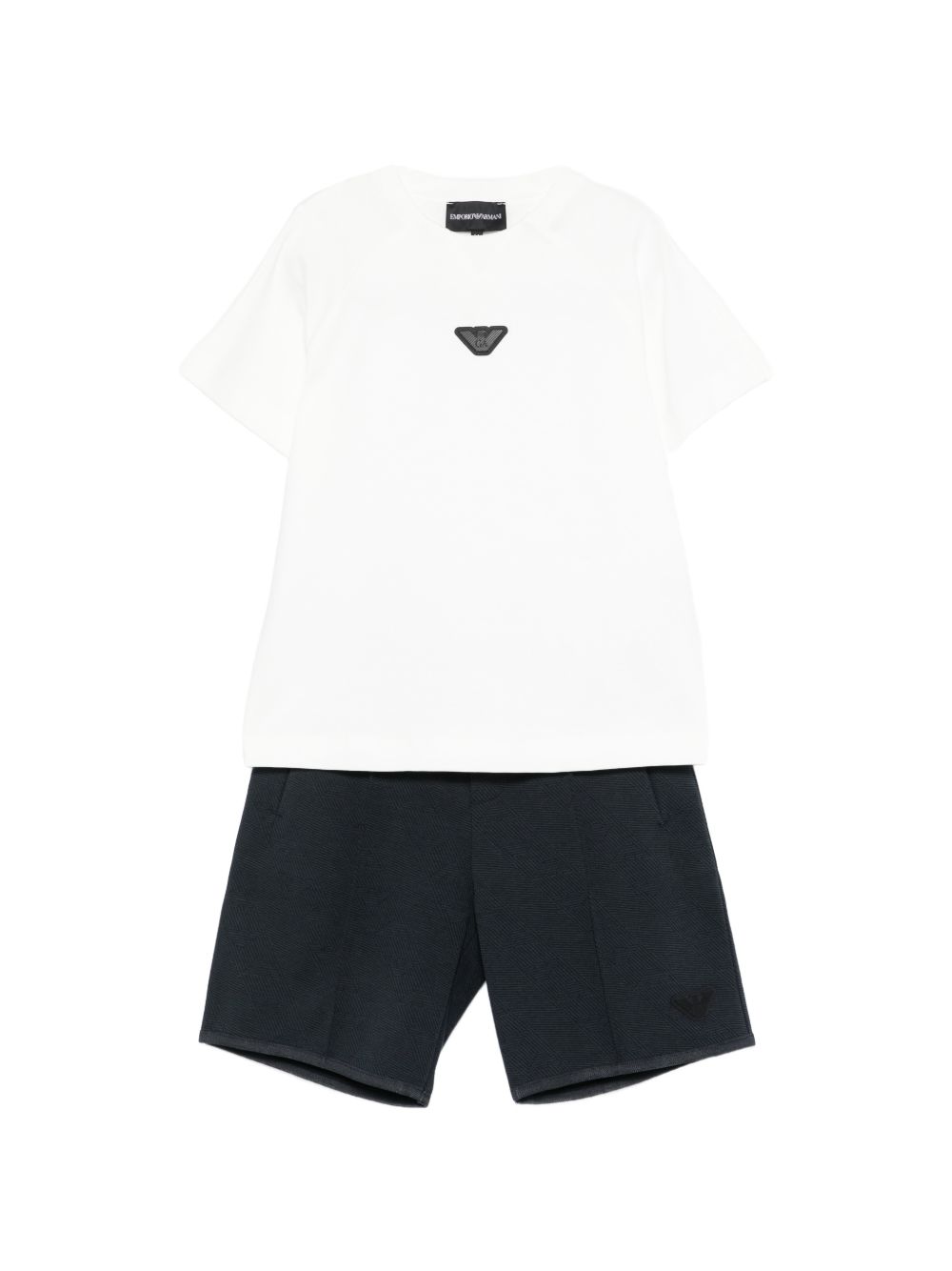 Completo t-shirt e shorts EB001621AF13715 MZ825 EMPORIO ARMANI KIDS 
