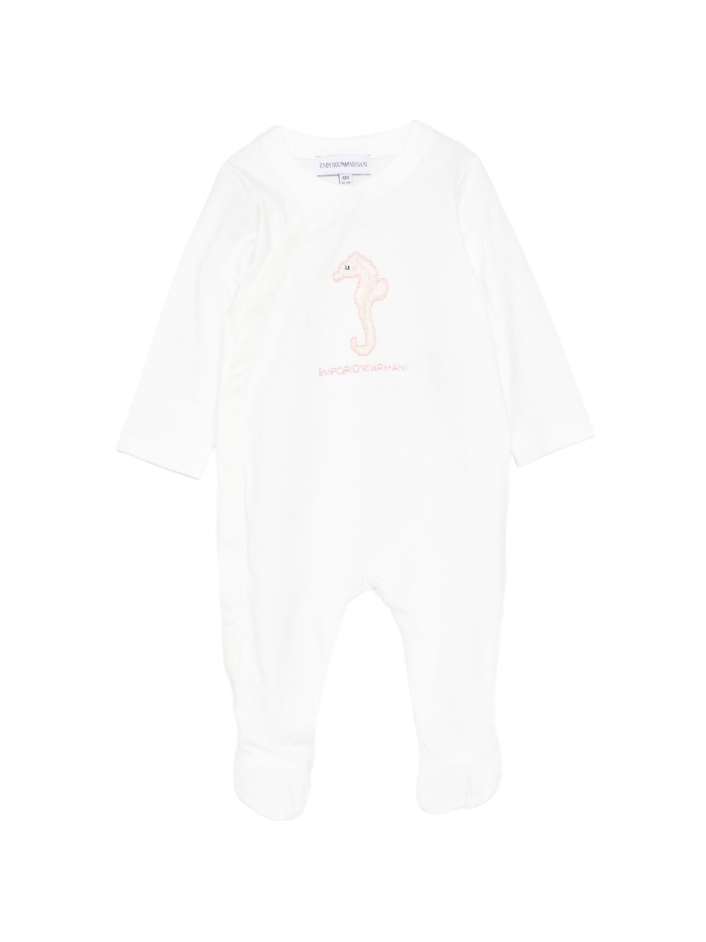 Tutina intera con piedi in cotone EY000177AF22121 M0024 EMPORIO ARMANI KIDS 