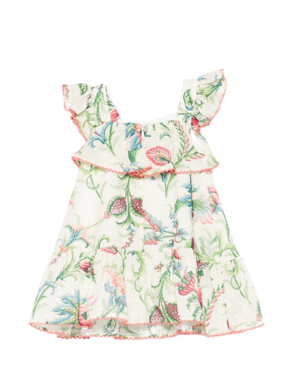 Abito con rouches e stampa floreale GY1060M0082 106MC ETRO KIDS 
