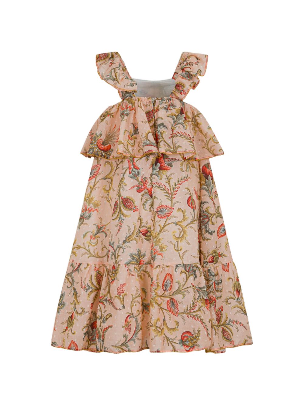 Abito a balze con spalline volant GY1C02M0082 458MC ETRO KIDS 