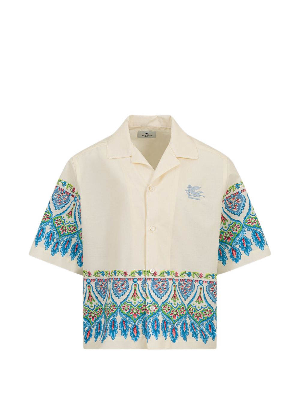 Camicia a maniche corte stampa paisley GY5P71P0601 106MC ETRO KIDS 