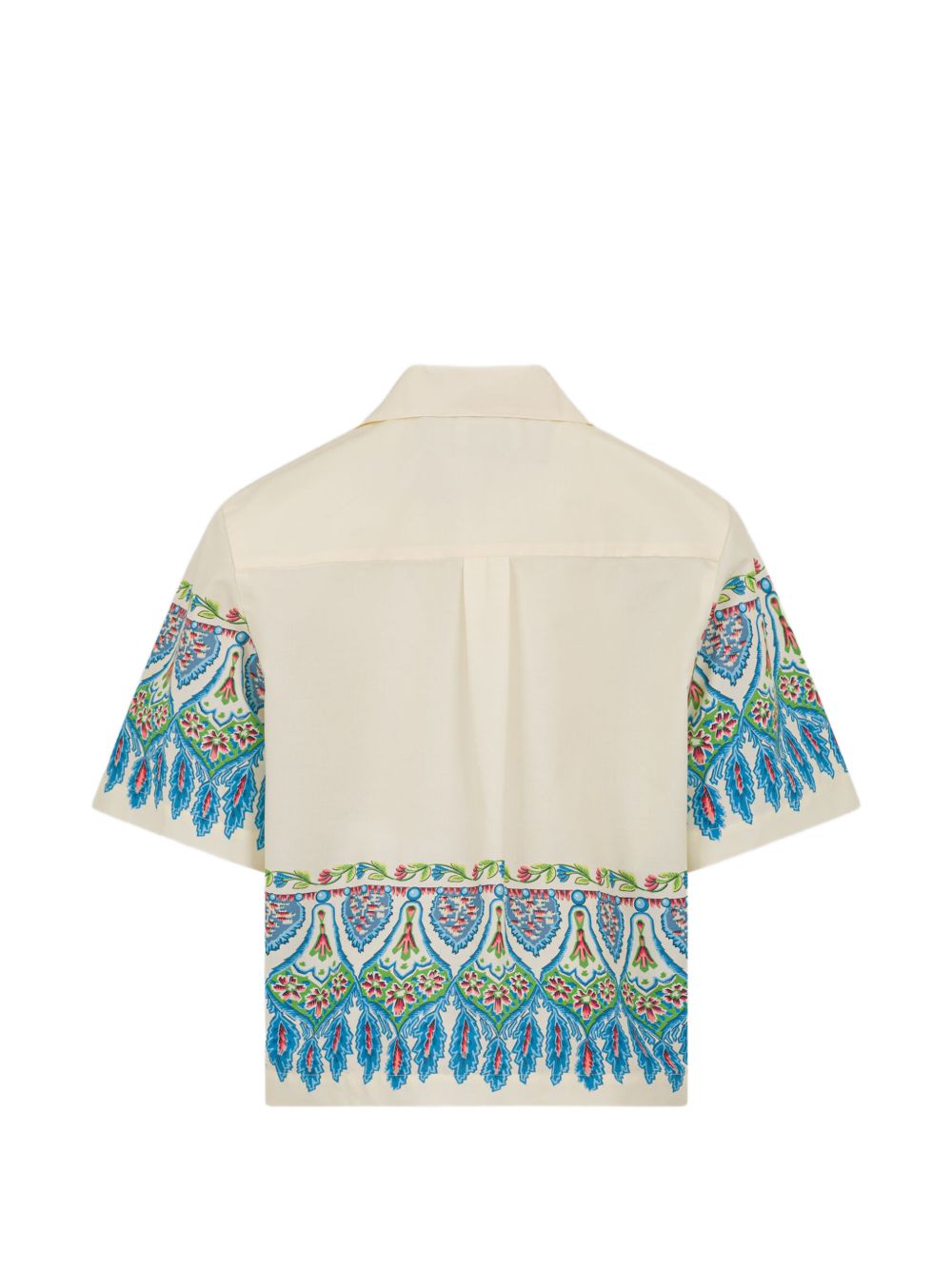 Camicia a maniche corte stampa paisley GY5P71P0601 106MC ETRO KIDS 