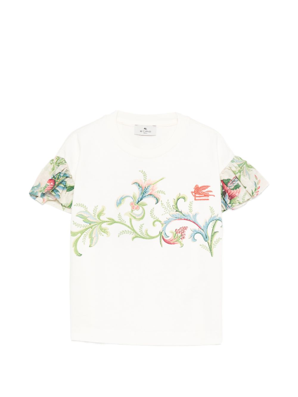 Maglietta con stampa floreale GY8A51Z3672 102 ETRO KIDS 