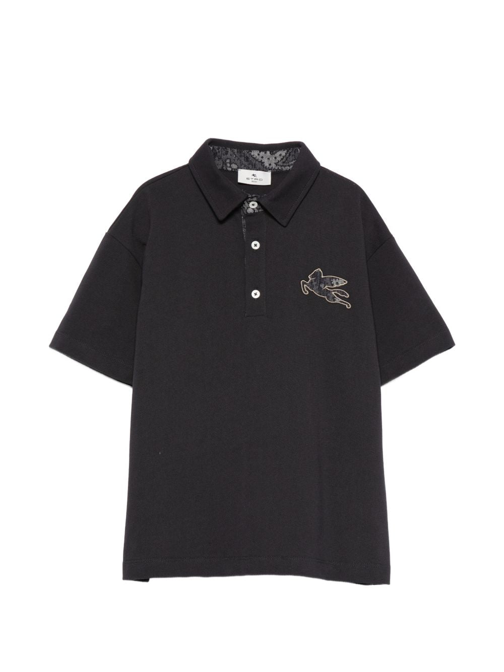 Polo a maniche corte con ricamo GY8P01Z0022 621 ETRO KIDS 