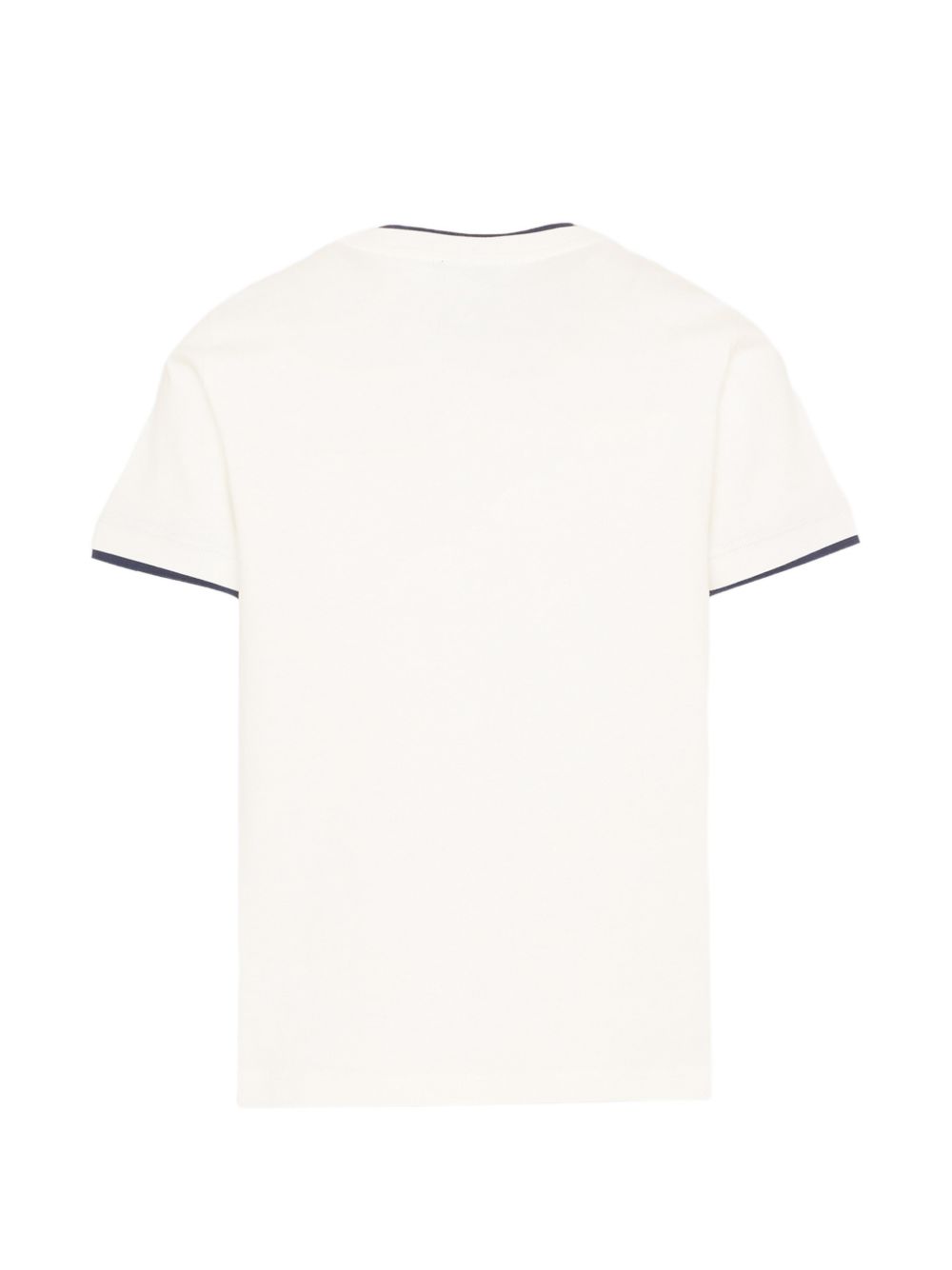 T-shirt girocollo con bordi a contrasto FY8P01Z3708 101BL FAY KIDS 