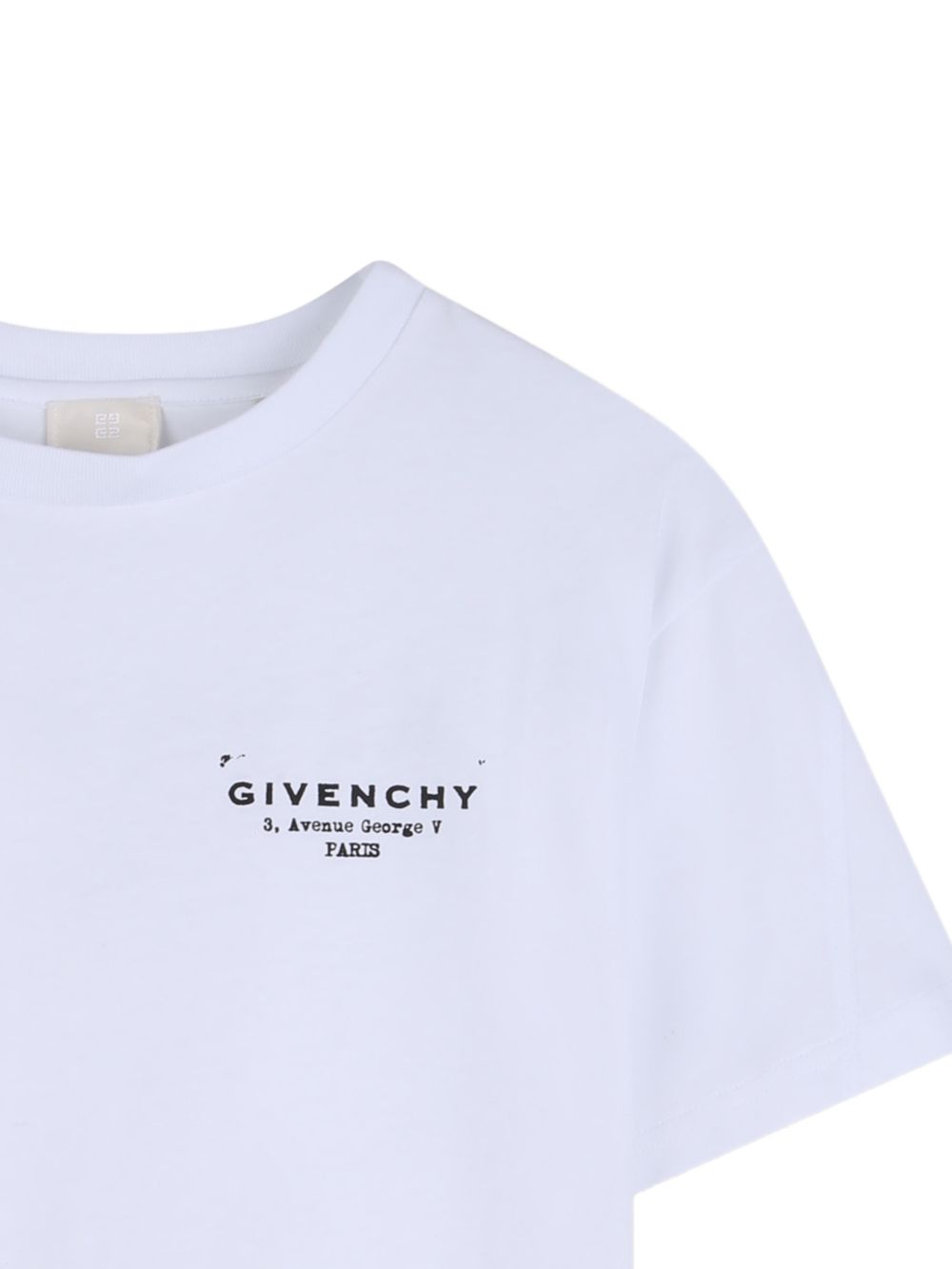 T-shirt in cotone con stampa logo H31075 10P GIVENCHY KIDS 
