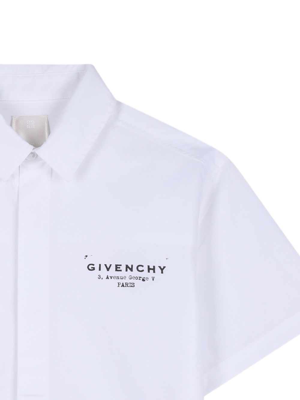 Camicia a maniche corte con logo H31079 10P GIVENCHY KIDS 