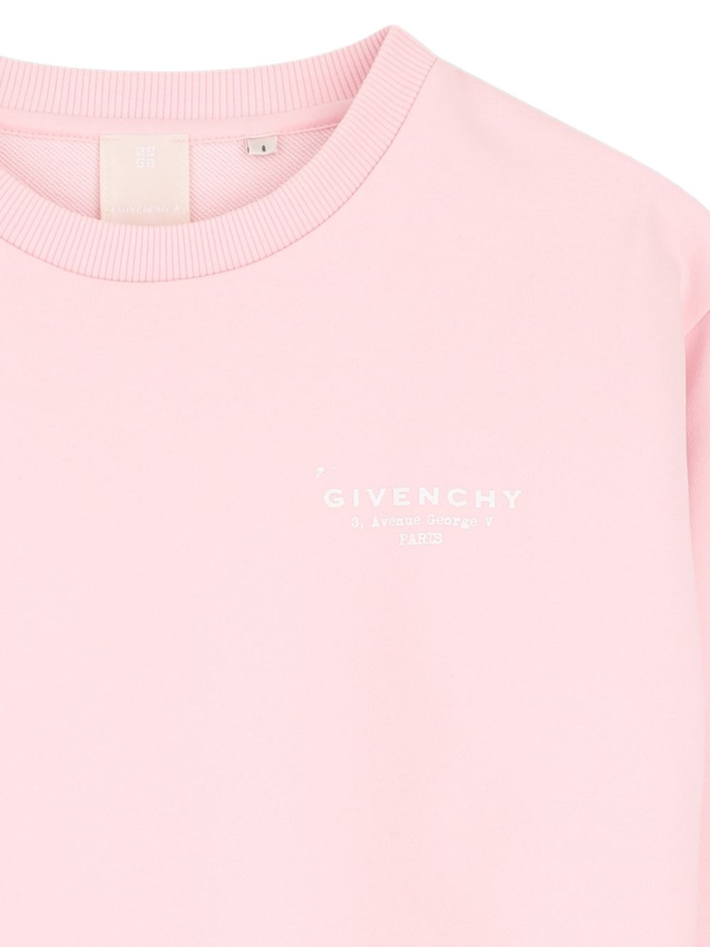 Felpa in cotone girocollo H31098 44Z GIVENCHY KIDS 