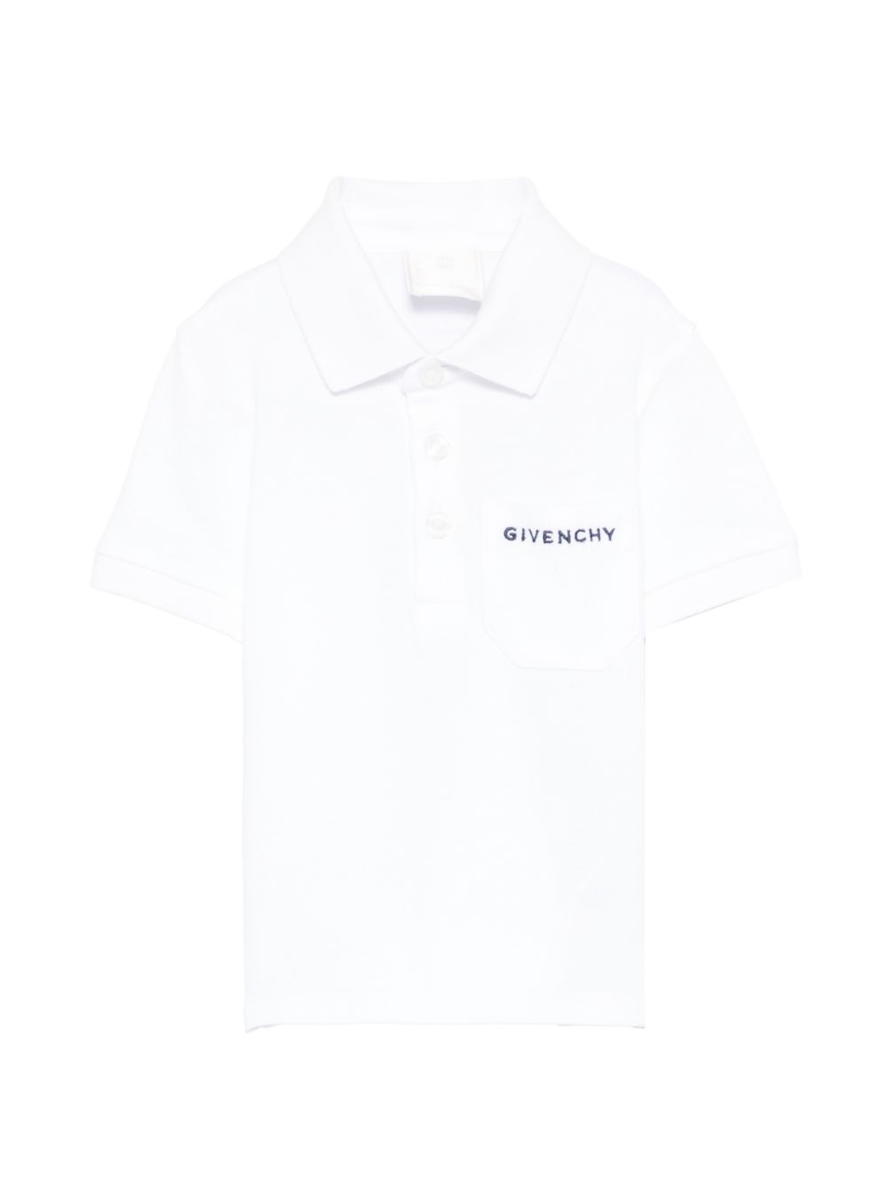 Polo in cotone con colletto a coste H31204 10P GIVENCHY KIDS 