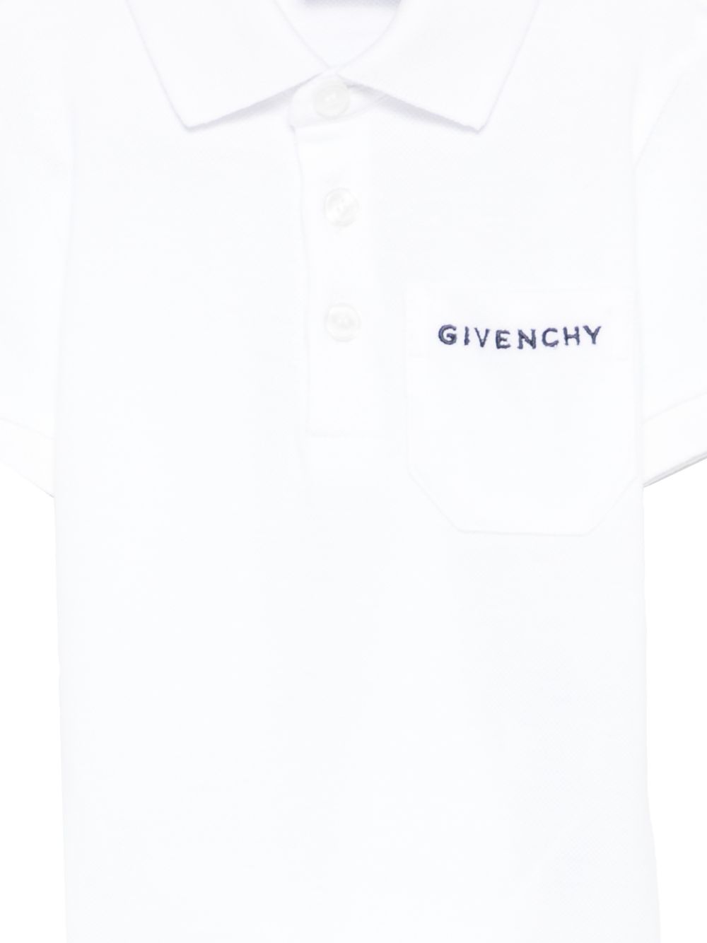 Polo in cotone con colletto a coste H31204 10P GIVENCHY KIDS 