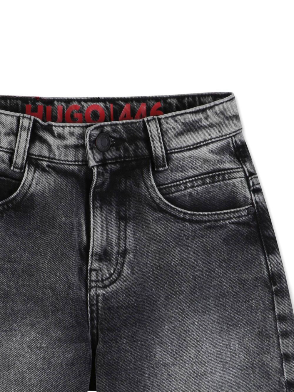 Bermuda in denim effetto slavato G00994 Z21 HUGO KIDS 