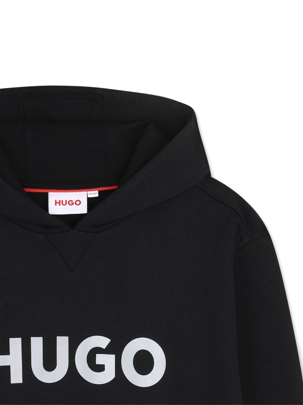 Felpa con cappuccio e logo frontale G01007 09B HUGO KIDS 