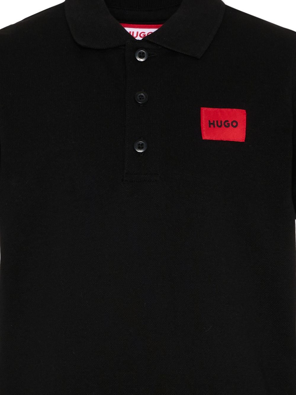Polo a maniche corte con patch G01186 09B HUGO KIDS 