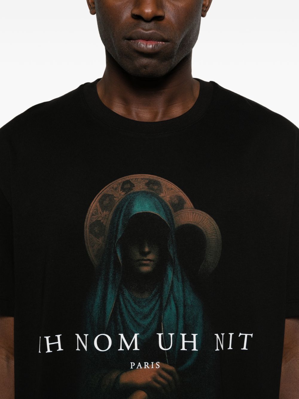 T-shirt in cotone con stampa grafica NUS26206 009 IH NOM UH NIT 