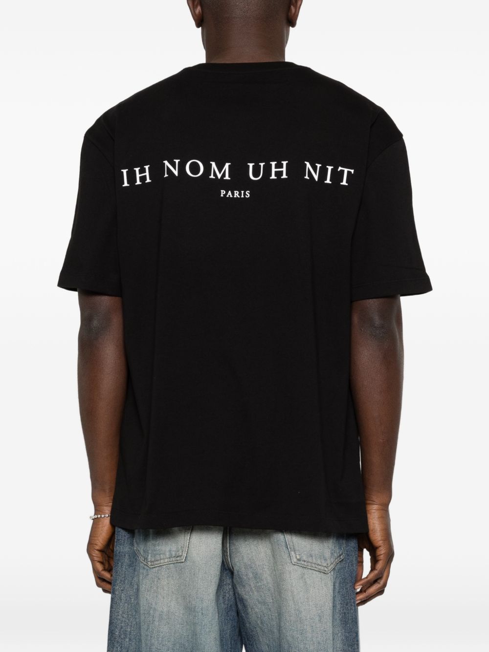 T-shirt in cotone con stampa grafica NUS26217 009 IH NOM UH NIT 