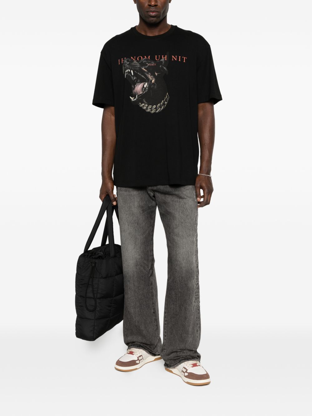 T-shirt in cotone con stampa NUS26272 009 IH NOM UH NIT 