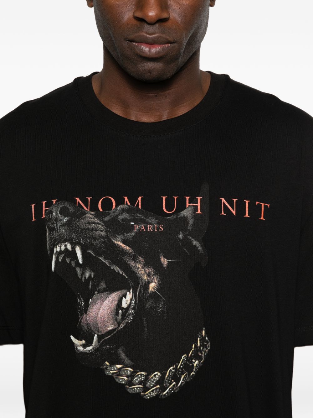T-shirt in cotone con stampa NUS26272 009 IH NOM UH NIT 