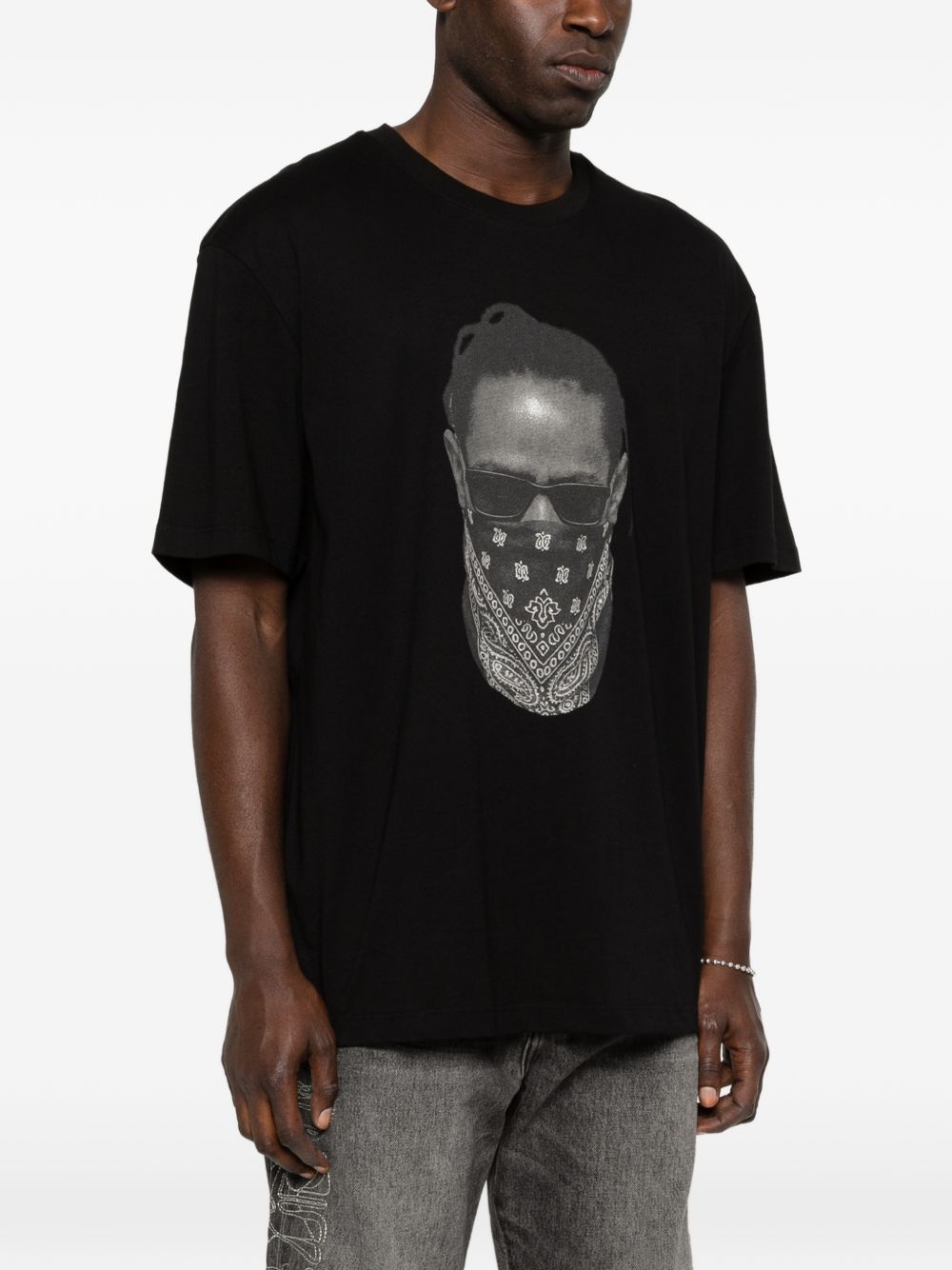 T-shirt in cotone con stampa grafica NUS26278 009 IH NOM UH NIT 