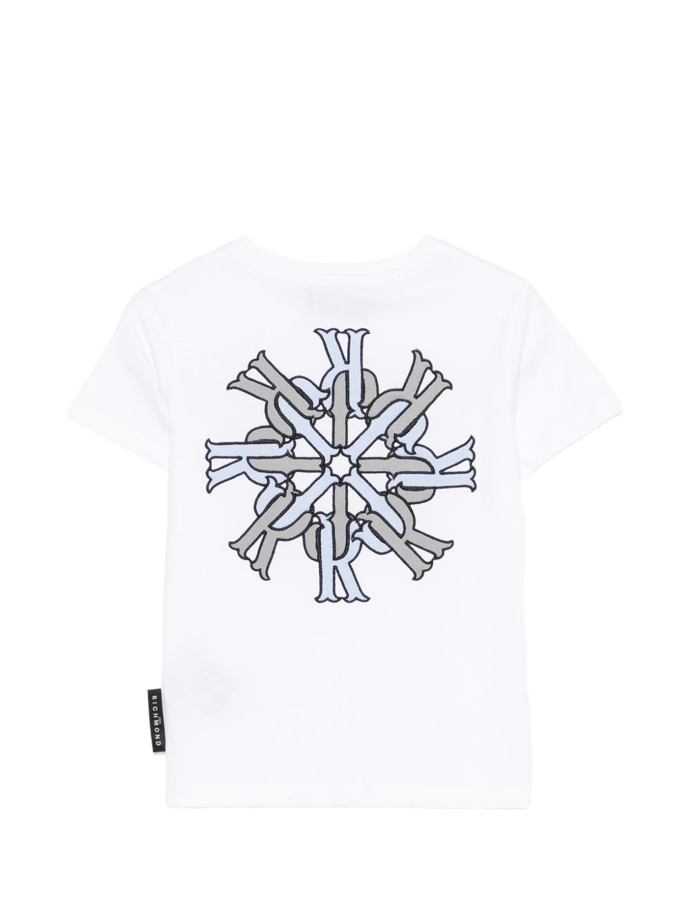 T-shirt girocollo con logo RBP26077TS WHITE JOHN RICHMOND KIDS 