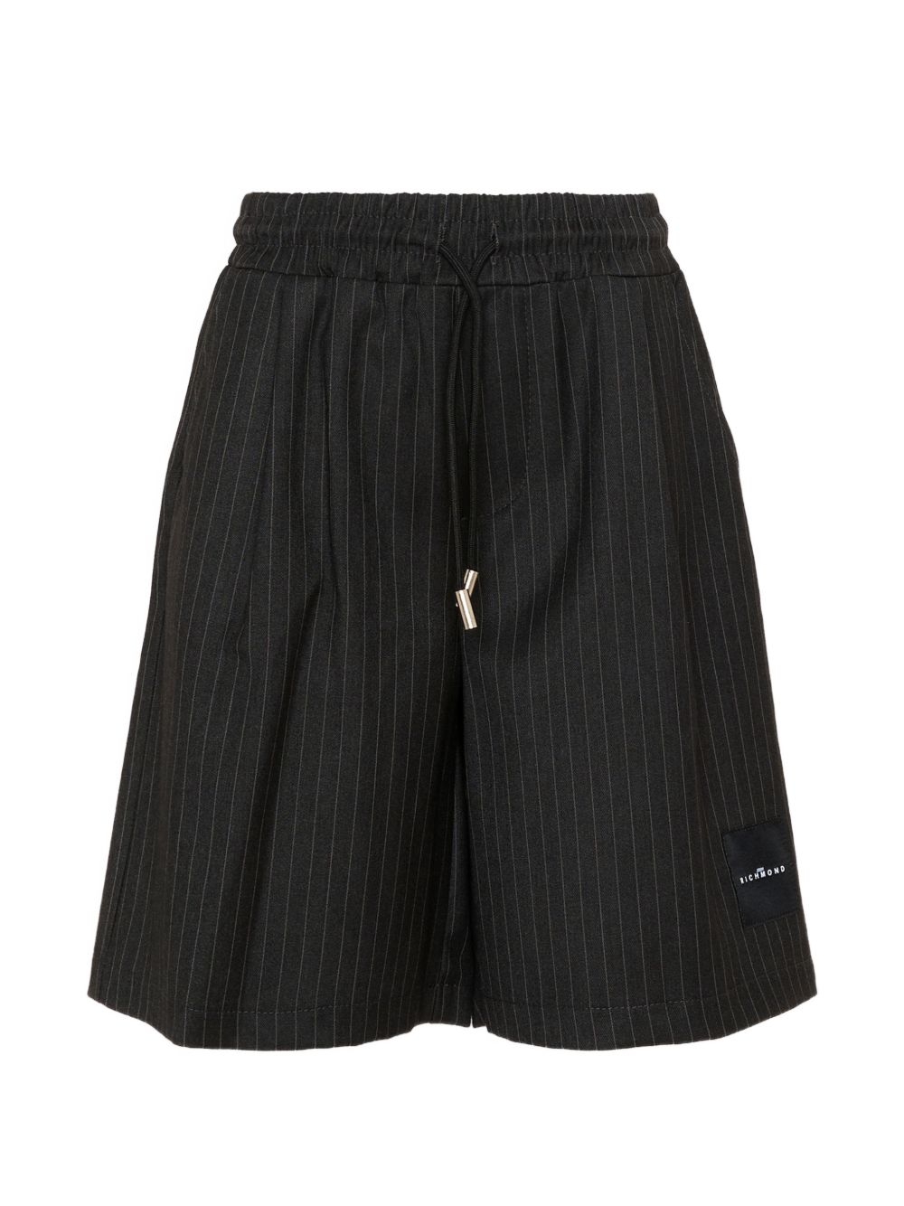 Bermuda gessati con elastico RBP26082BE GREY JOHN RICHMOND KIDS 