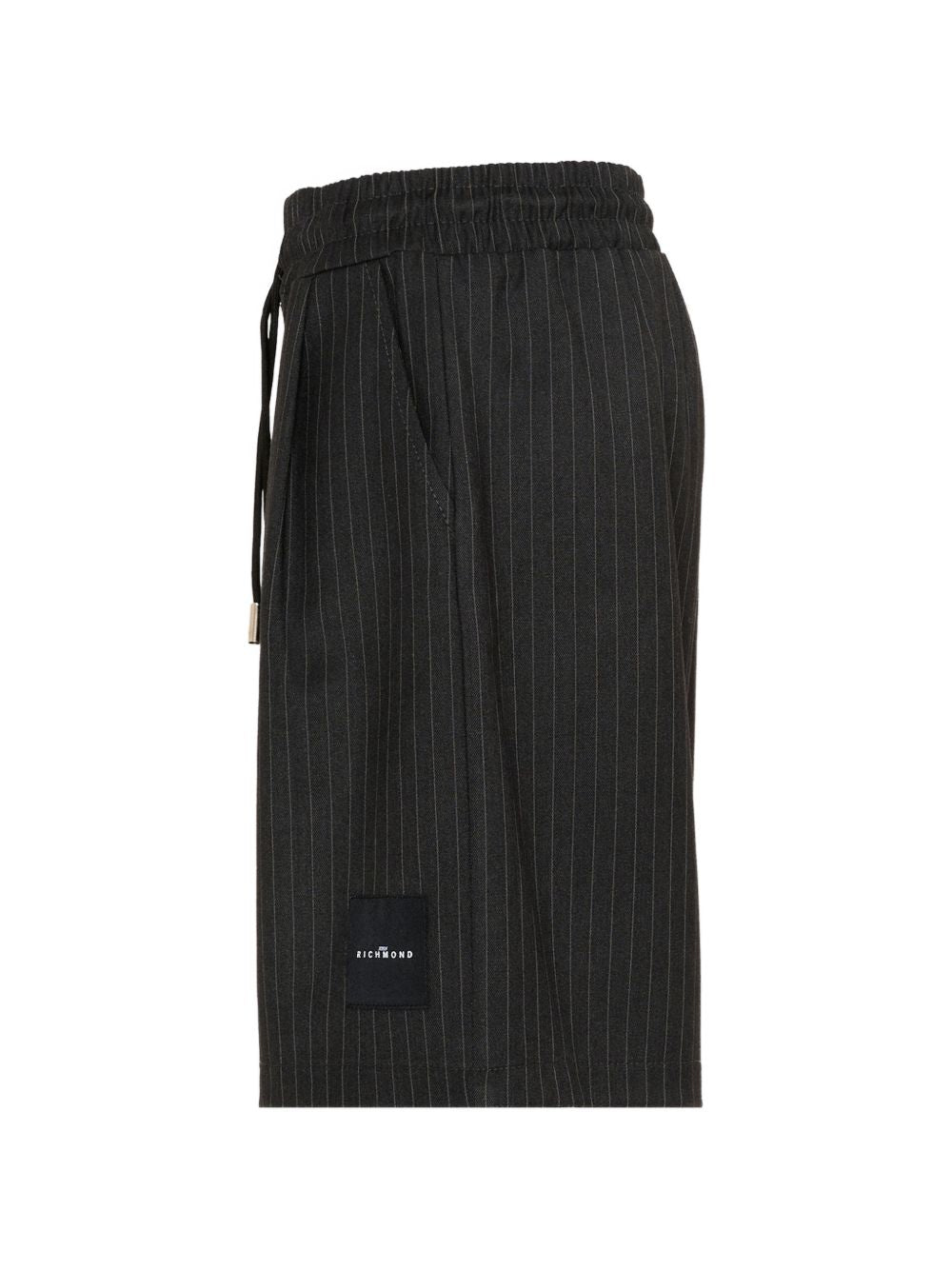 Bermuda gessati con elastico RBP26082BE GREY JOHN RICHMOND KIDS 