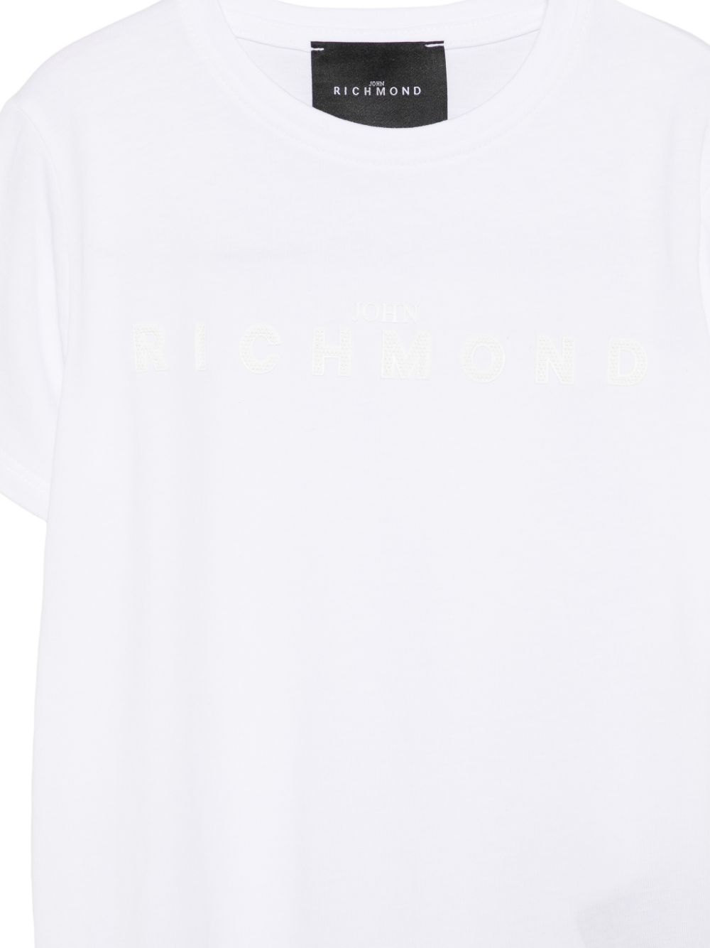 T-shirt girocollo manica corta RGP26017TS WHITE JOHN RICHMOND KIDS 
