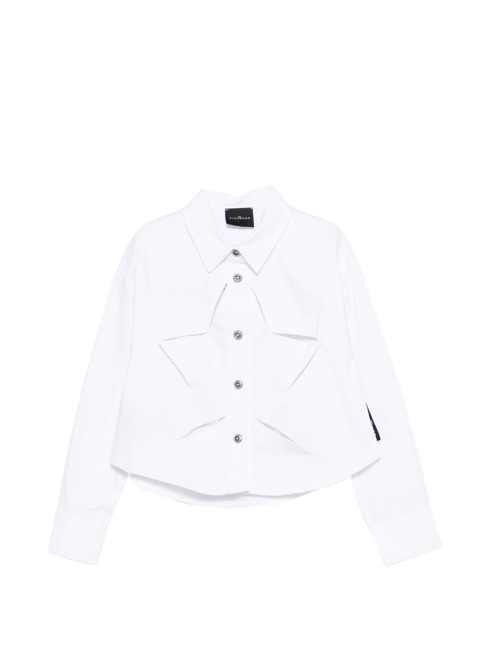 Camicia con tasche a filo RGP26101CA WHITE JOHN RICHMOND KIDS 