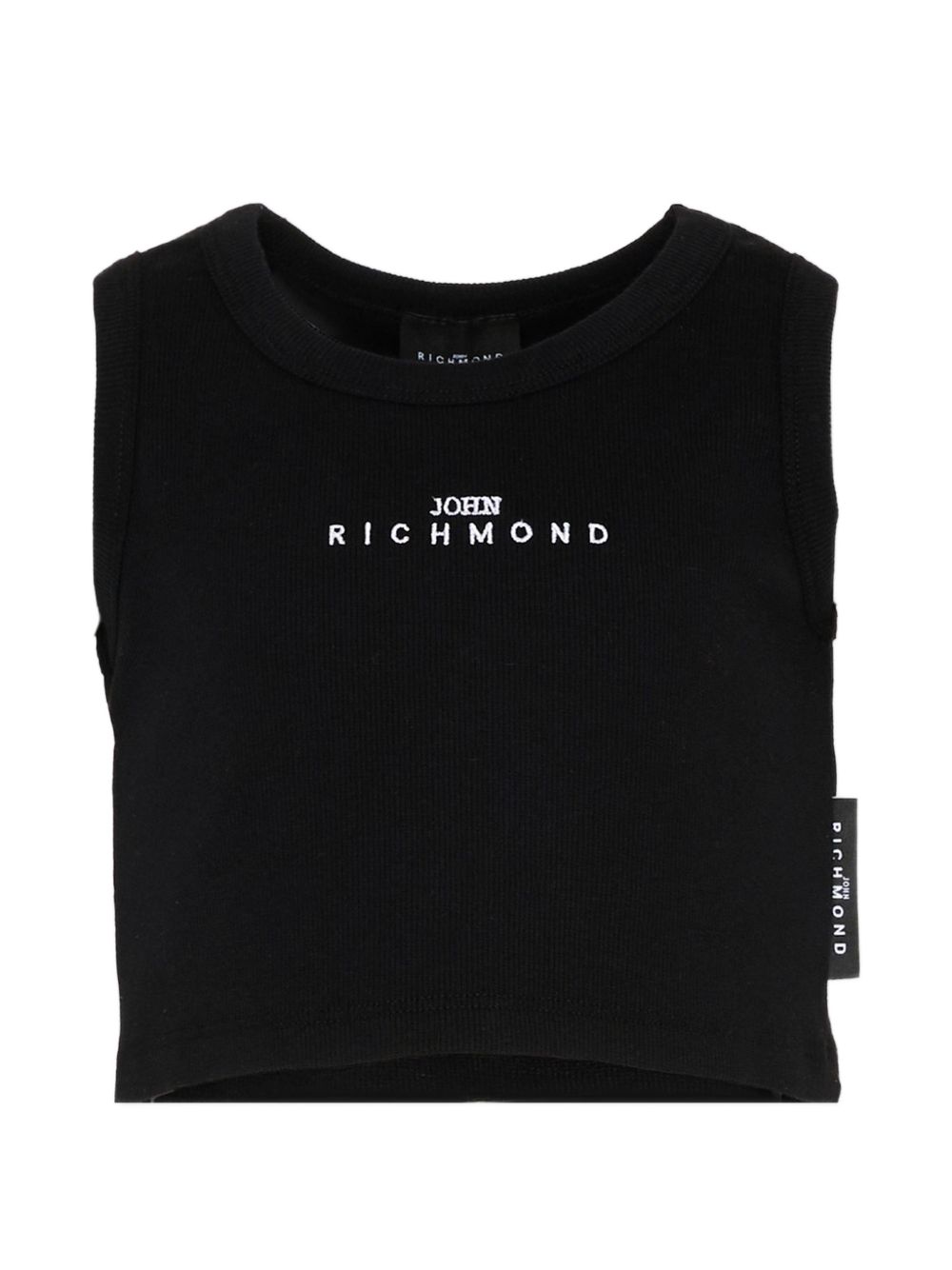 T-shirt con logo frontale RGP26172CN BLACK JOHN RICHMOND KIDS 