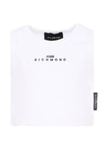 T-shirt in cotone senza maniche