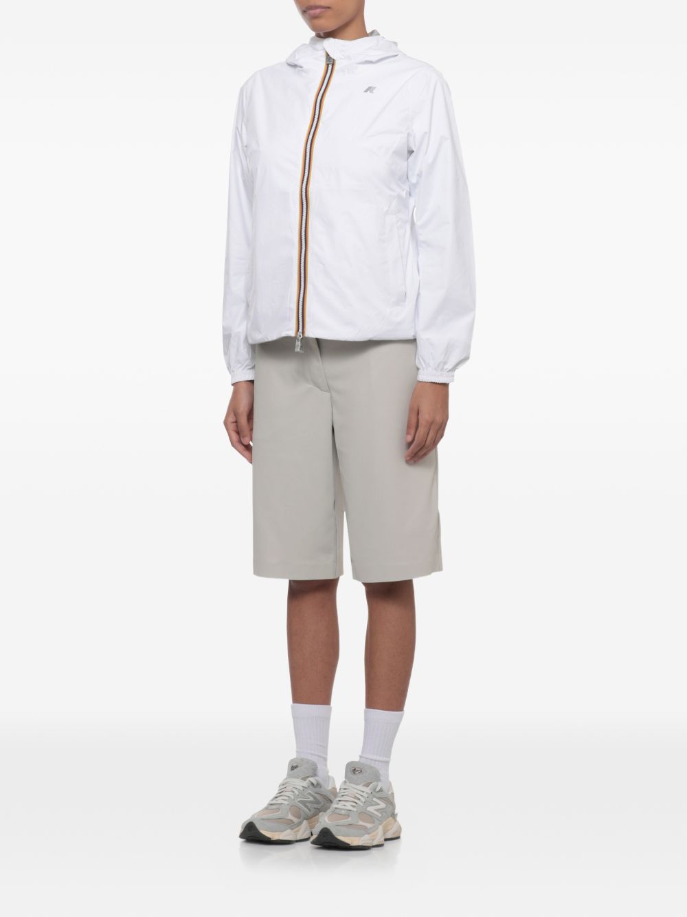 Giacca reversibile in nylon con cappuccio K21348W AOM K-WAY 