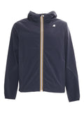 Giacca con cappuccio zip centrale