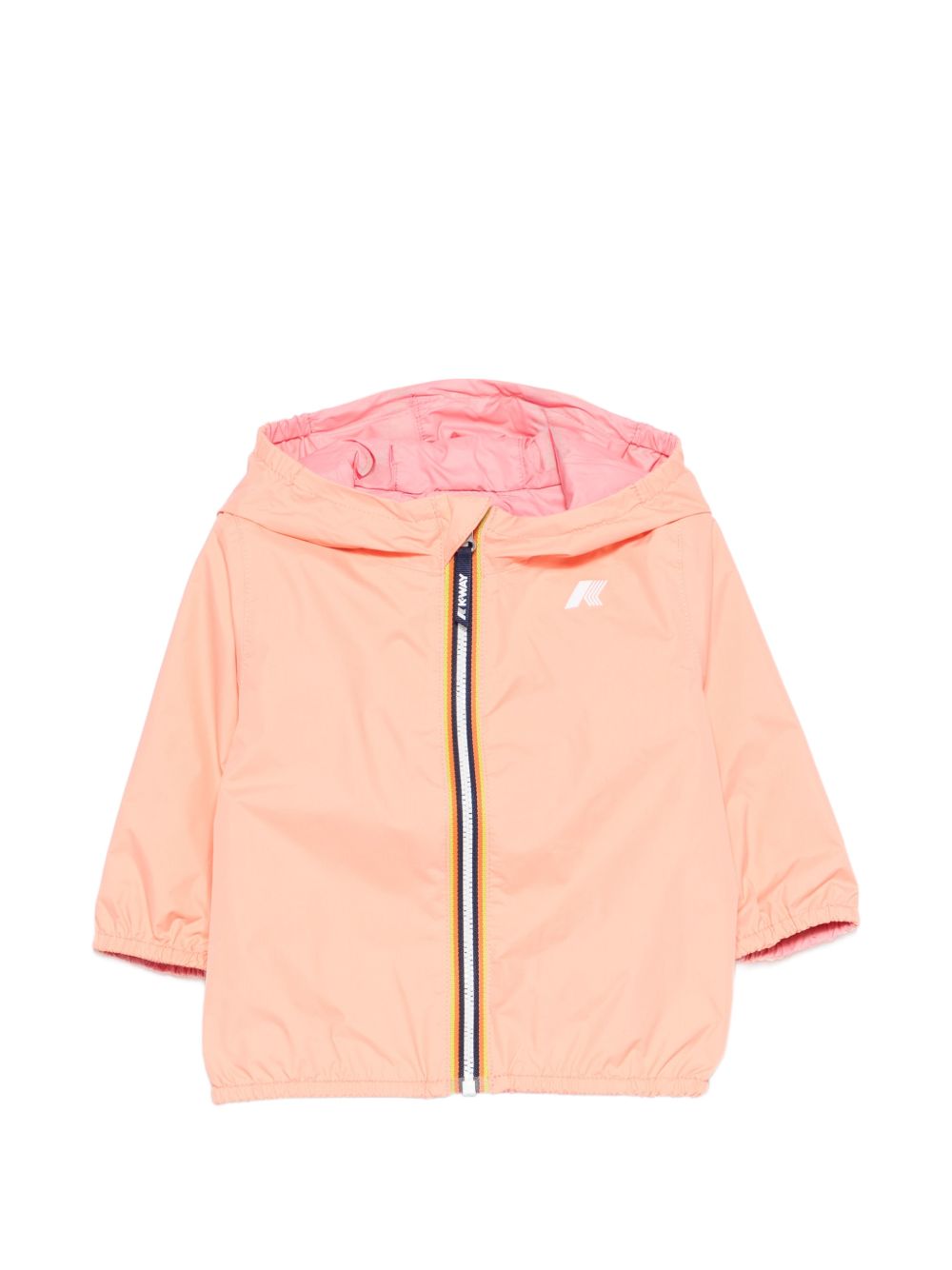 Giacca con cappuccio in nylon riciclato K2123IW C54 K-WAY KIDS 