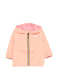 Giacca con cappuccio in nylon riciclato