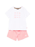 Completo t-shirt e shorts in cotone