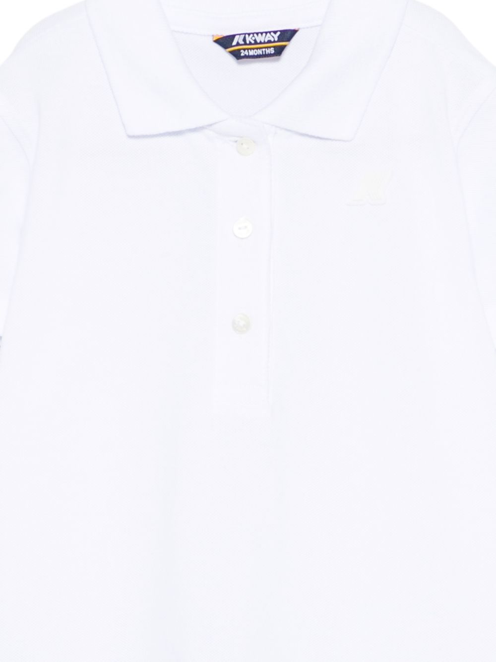 Abito polo con colletto e gonna plissé K8151TW 001 K-WAY KIDS 