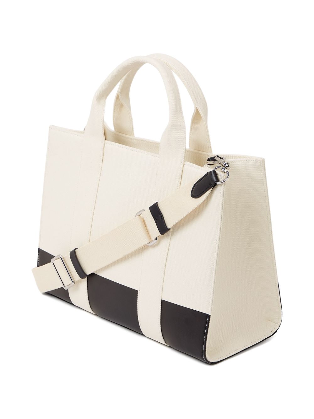 Borsa a mano in canvas con stampa logo A3W50025NN 101 KARL LAGERFELD 
